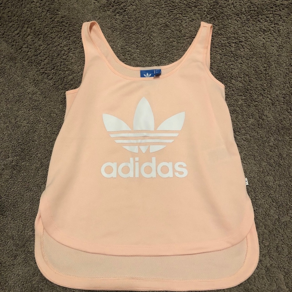 ADIDAS pink sleeveless shirt